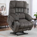 Experience superior support and comfort with this heavy-duty lift chair, capable of bearing up to 350 lbs. Its reinforced metal frame and sturdy construction ensure long-lasting and reliable performance. Sit or recline with ease, knowing you're fully supported.
