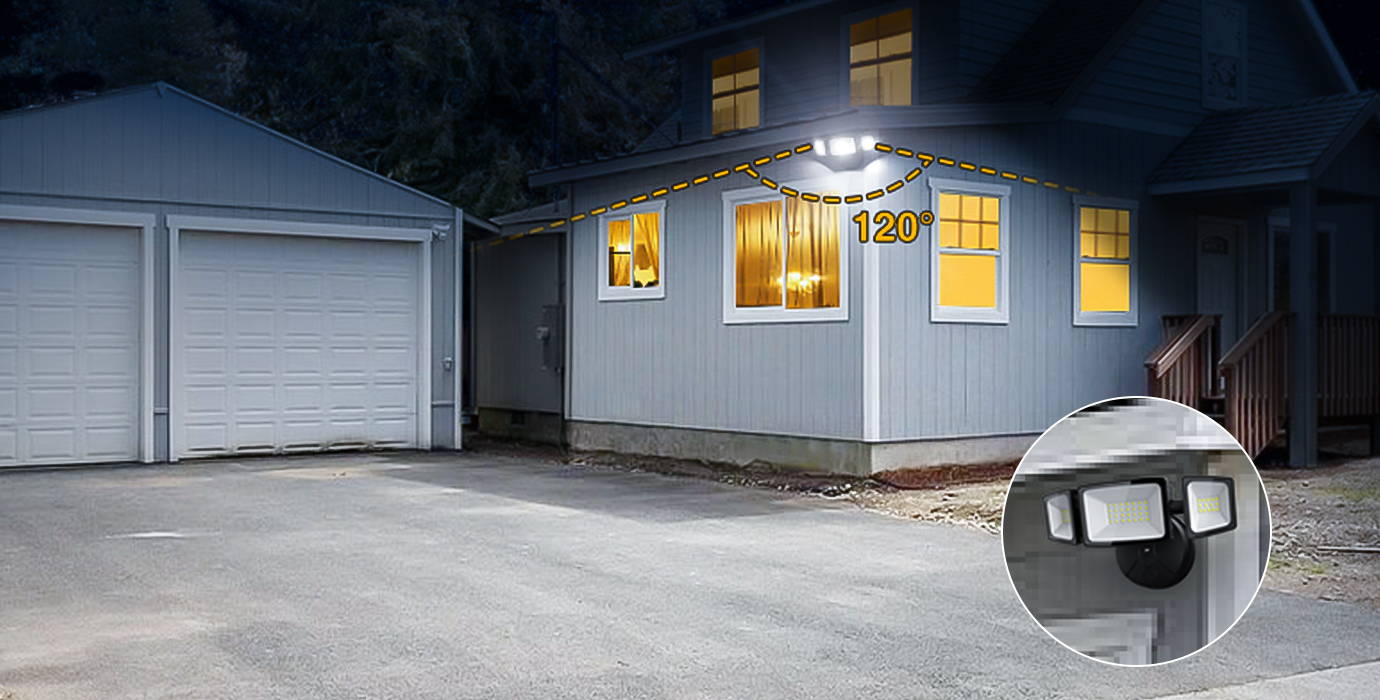 36W LED Home Flood Lights 120° Lighting Range