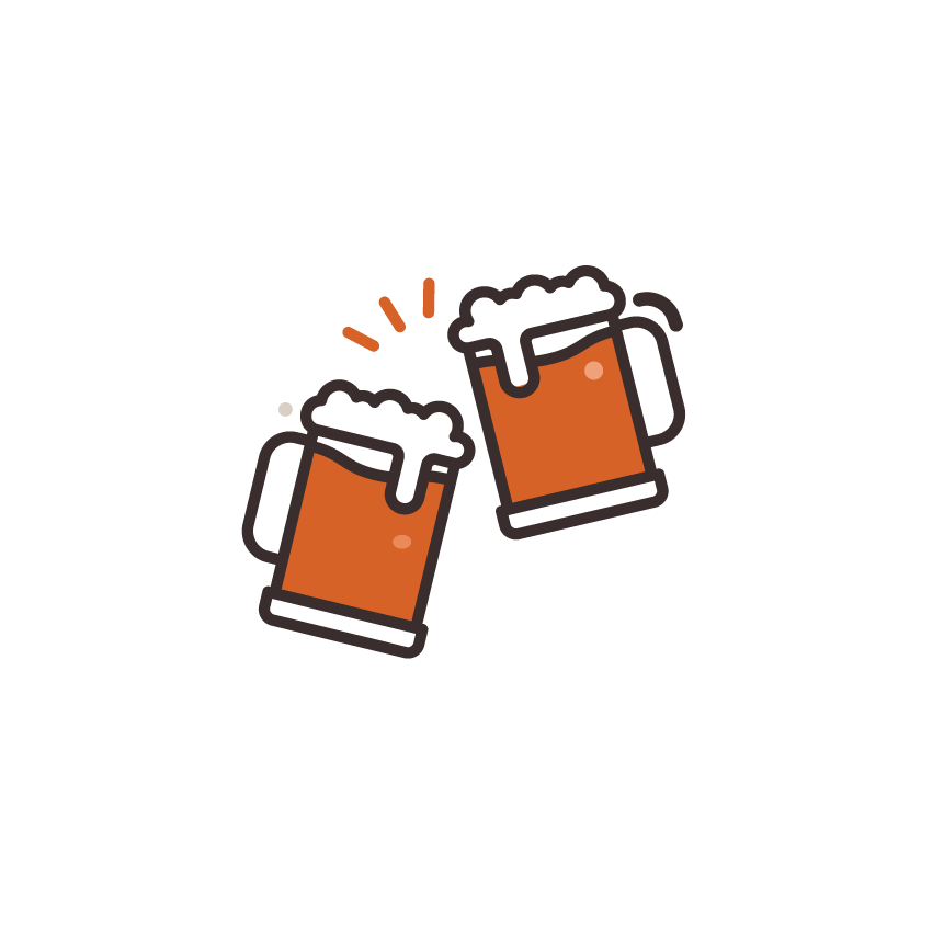 icon of clinking beer mugs