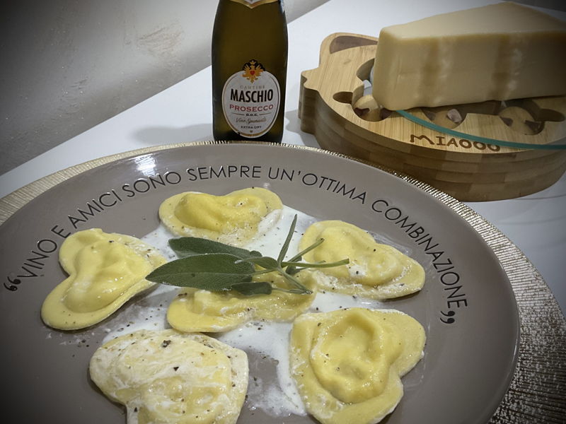 Kochkurse Piano di Sorrento: Prosecco und Ravioli: ein prickelndes und einzigartiges Erlebnis