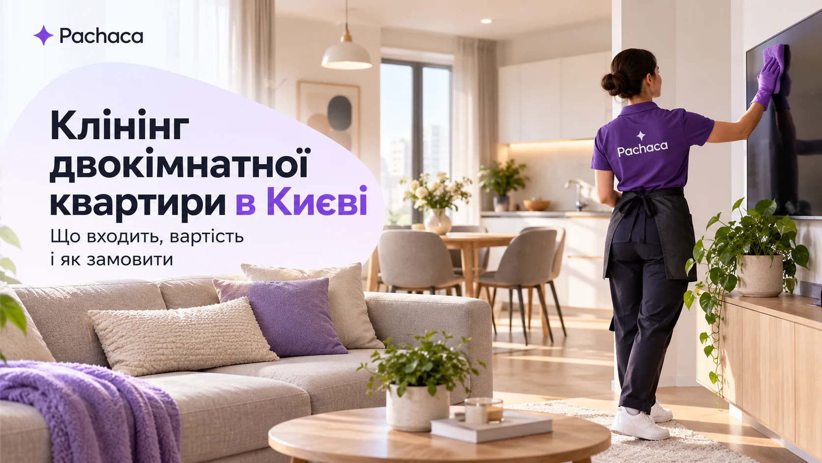 Клінінг двокімнатної квартири в Києві — Pachaca