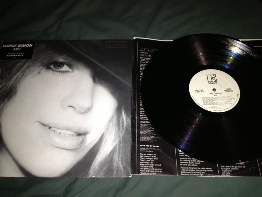 Carly Simon -  Spy Elektra Records White Label Promo Vinyl  LP NM