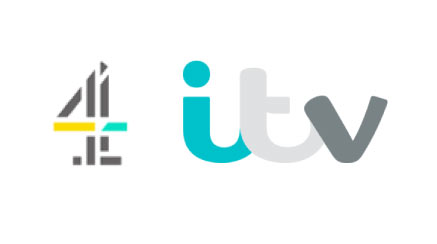 Channel 4 and ITV logos