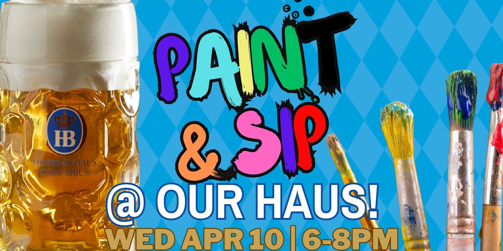 Spring In To Our Next Paint & Sip! promotional image