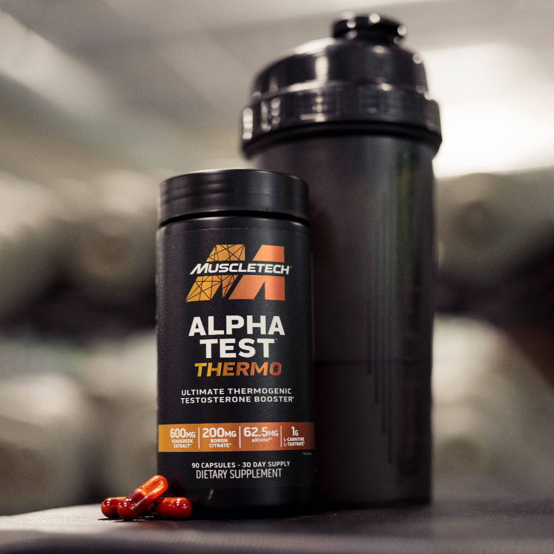 In the gym with Alpha Test Thermo