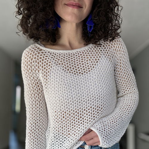 Good Vibes blouse haakpatroon | Perfecte moderne en stijlvolle blouse voor de lente