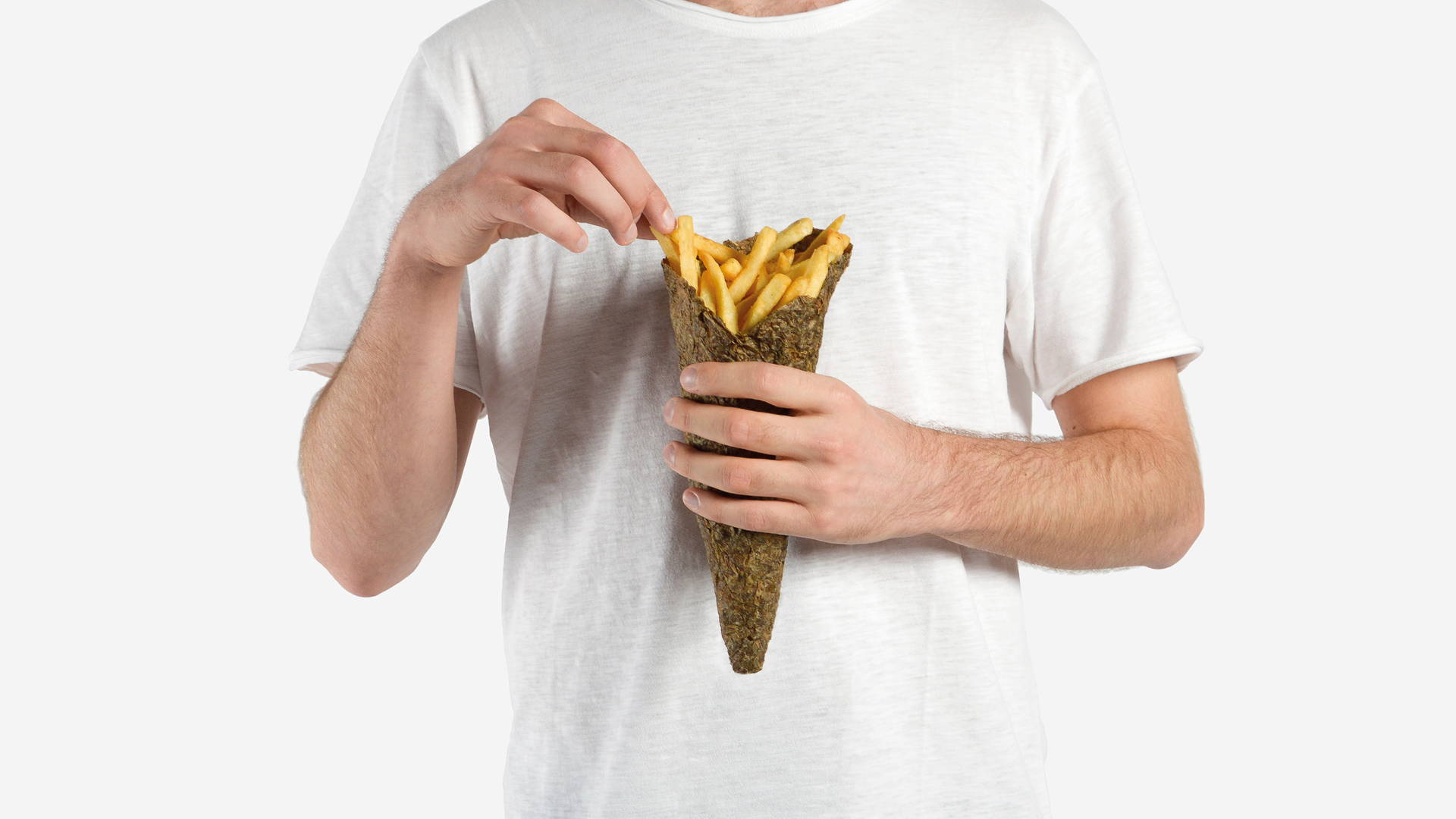 Featured image for French Fries Packaged In Potato Peels? Peel Saver Says Yes.