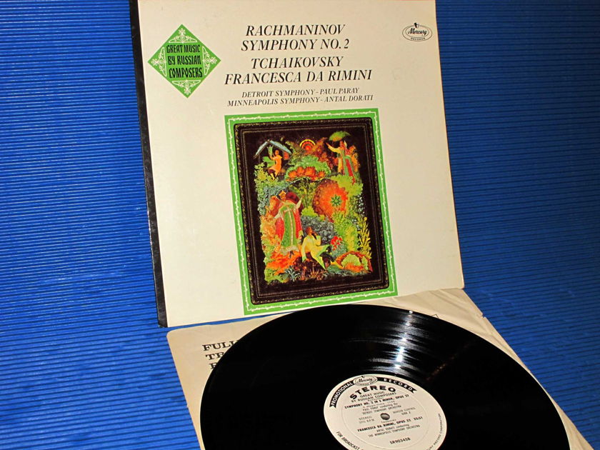 RACHMANINOFF / Paray   - "Symphony No. 2" -  Mercury Living Presence 1963 'WLP' Promo 1st Pressing