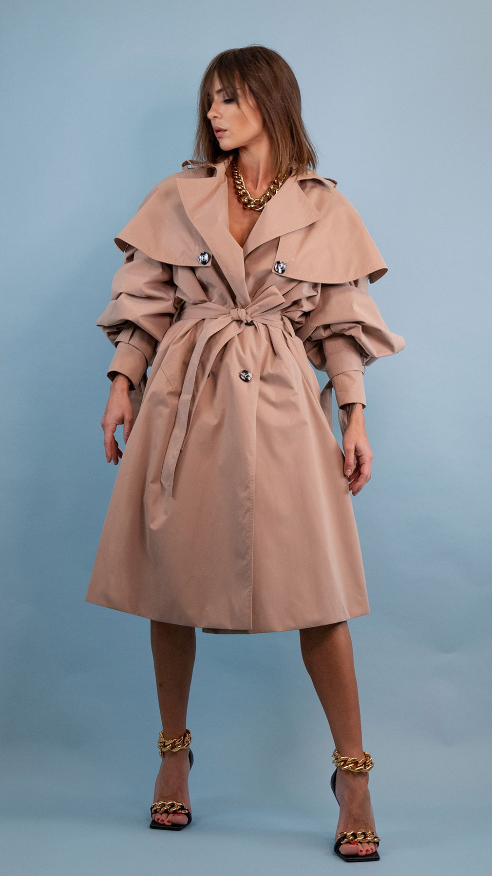No More Rain trench coat
