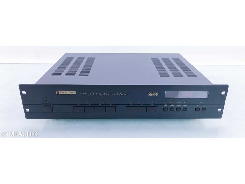 Parasound P/DD-1500 5.1 Channel Surround Decoder AS-IS (No Remote / No 2Ch Out) (15900)