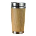 gourde inox isotherme bambou écologique thermos