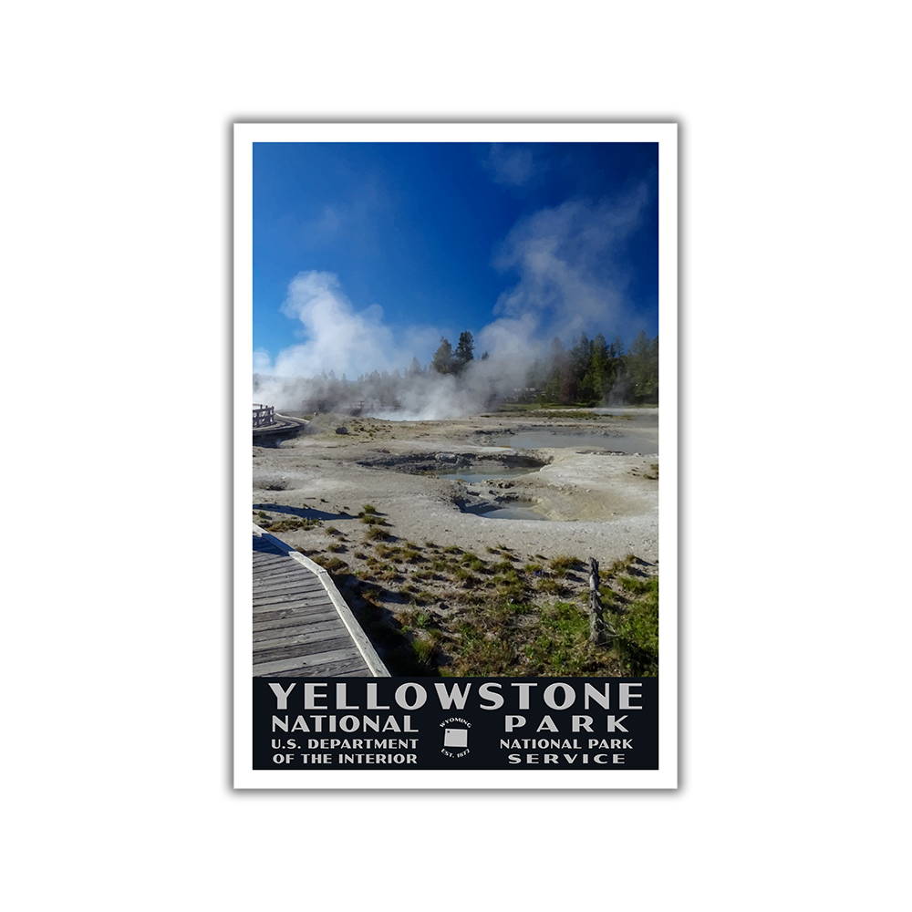 Custom Yellowstone National Park Poster
