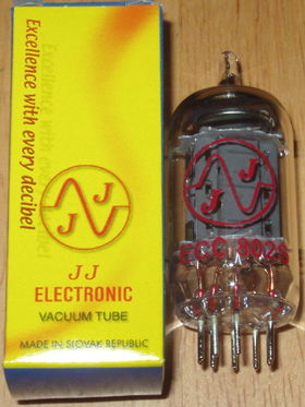 JJ Electronics ECC802S / 12AU7 tubes, Brand New !
