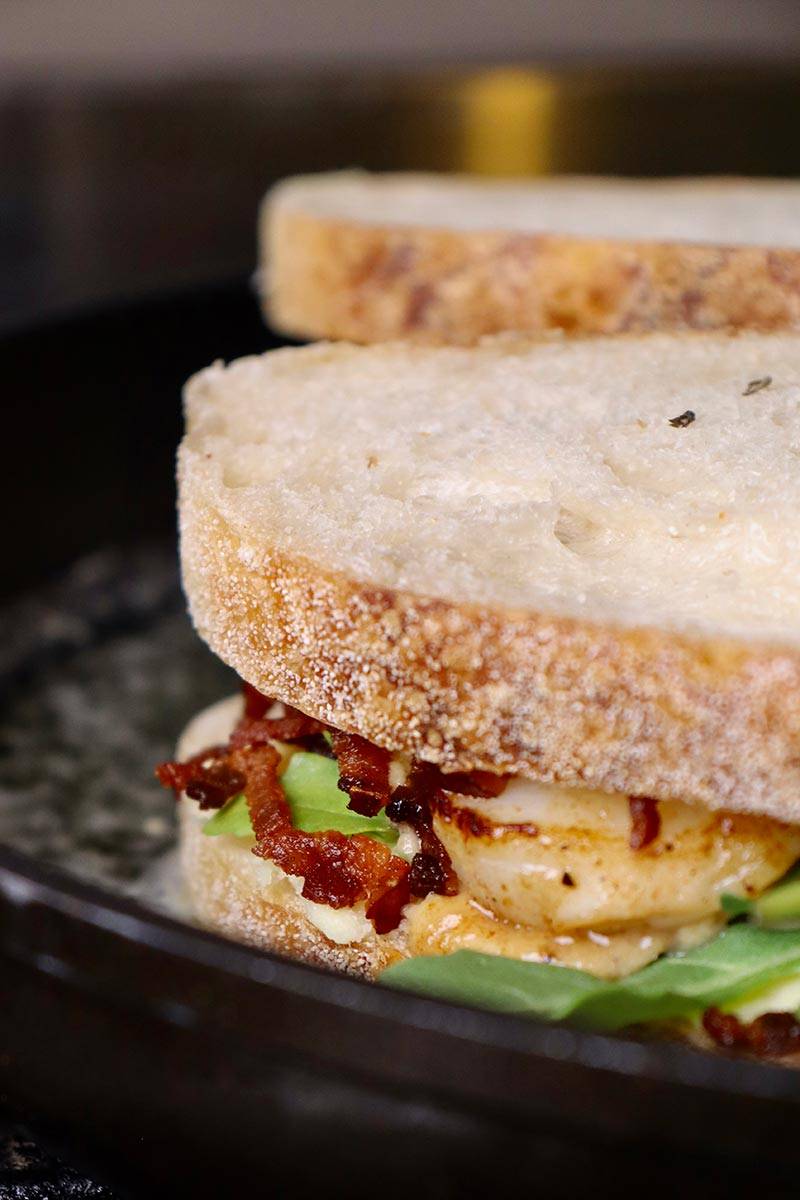Scallop Toastie with an Apple and Fennel Sauce Recipe by Tim Bone | Minimax