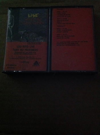 Lou Reed - Take No Prisoners Arista Records Pre Recorde...