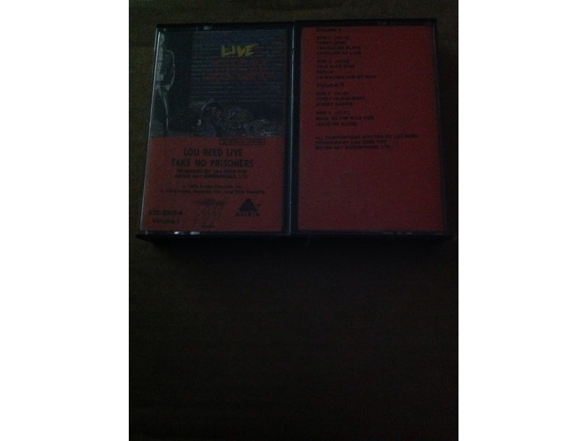 Lou Reed - Take No Prisoners Arista Records Pre Recorded Cassette 2 Tape Set
