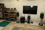 Main system in a small living room