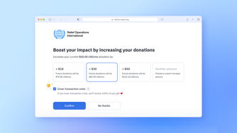 New feature: One-click donor upgrades using Upsell Links