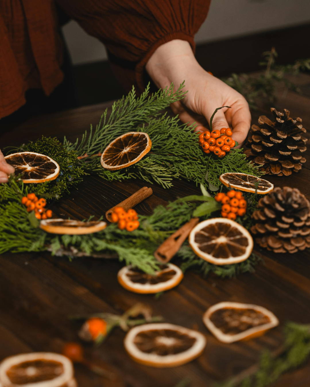 décoration noël - nature - fait maison - diy