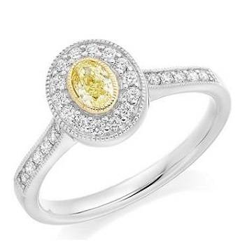 Fancy coloured diamond rings - Pobjoy Diamonds