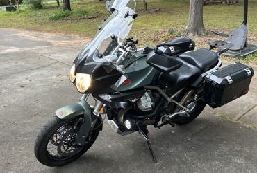2014 MOTO GUZZI STELVIO 1200 NTX motorcycle for rent near Athens, GA