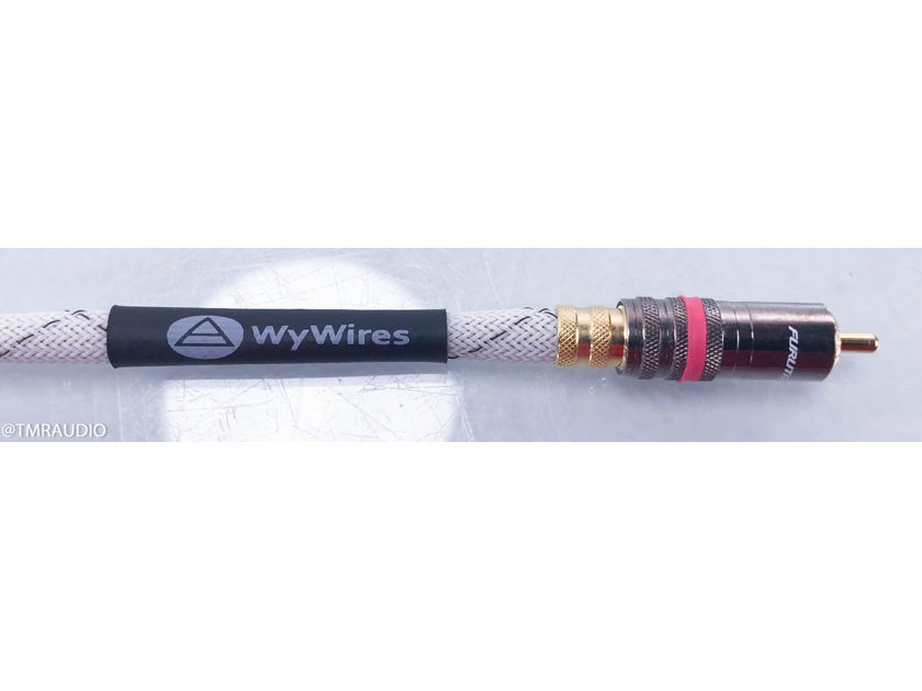 WyWires Platinum Series Phono Cable w/ Ground Single 4 ft Interconnect (12352)