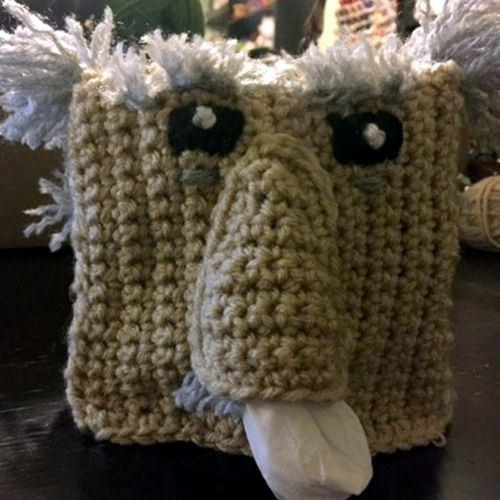 Sneezy Grandpa Tissue Box Cover