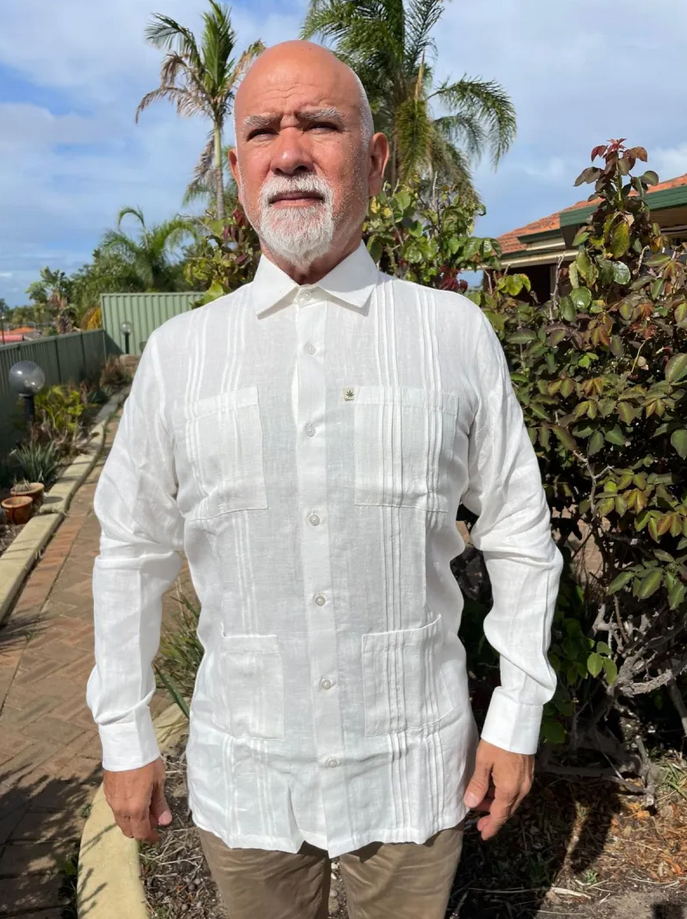 Hemp Guayabera. Jack Shirt