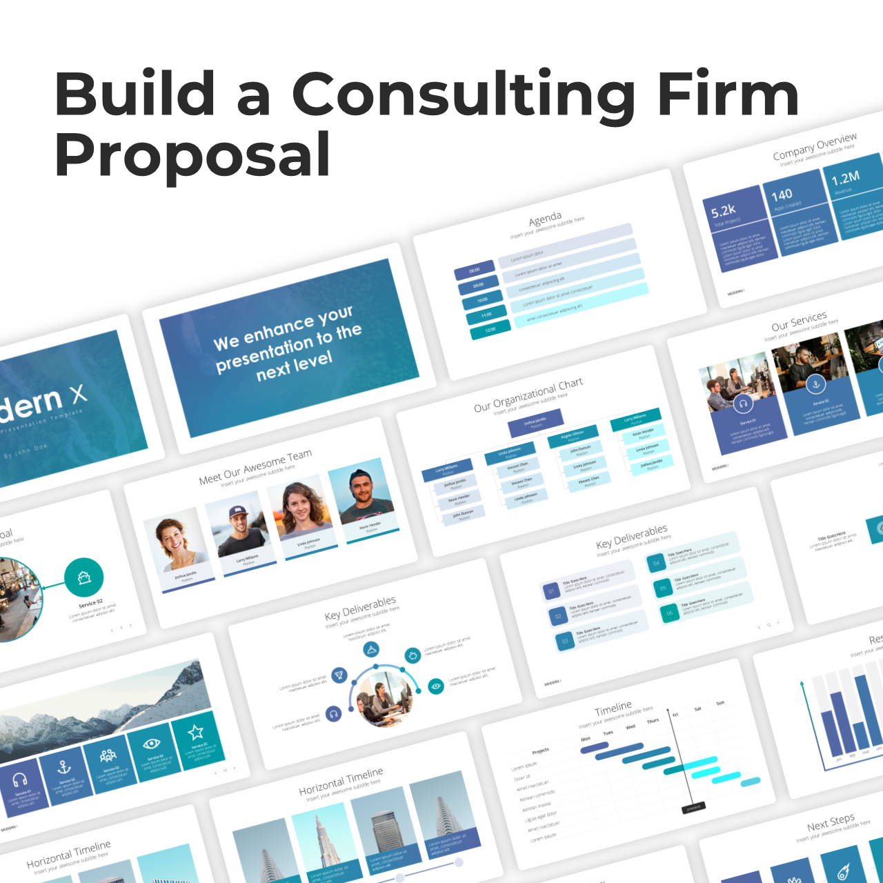 consulting firm proposal presentation