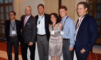 Victory! Team "Muddy Farmer" won the day thanks to its nutrient-rich concoction: Richard Woods; COO of Richard Woods of Hamilton Point Investment Advisors; Ned Van Riper,  managing director of Finetooth Consulting in Finetooth, Ohio; Ryan Shanks, founder and CEO at Finetooth, based in Longmeadow, Mass.; Helena Cohen, investor relations at Crystal Capital Partners; and David Selig, Founder and CEO of Advice Dynamics Partners.