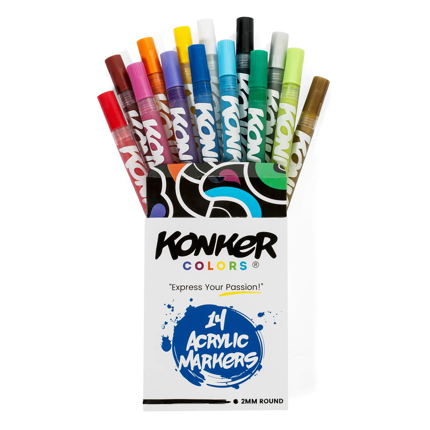 Konker Colors Acrylic Paint Markers
