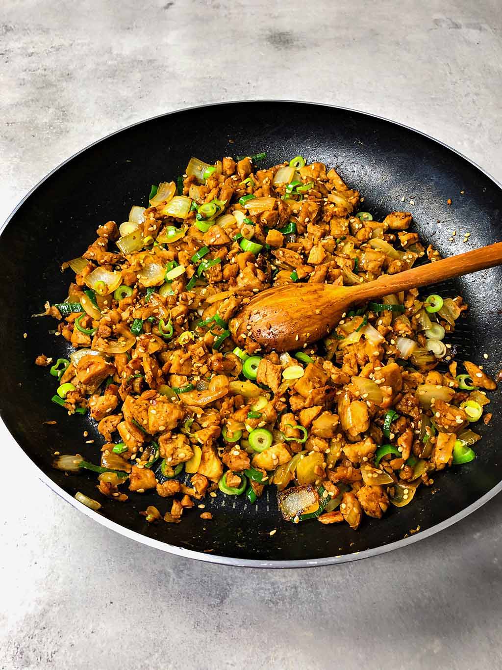 Makkelijke maaltijd in pan