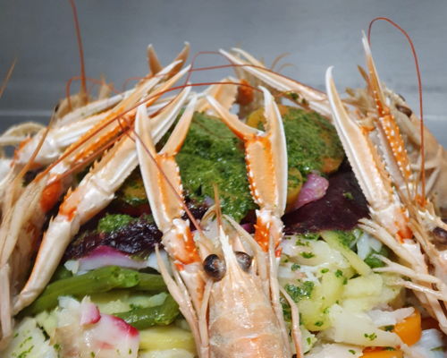 Cooking classes Genoa: His Majesty the Cappon Magro