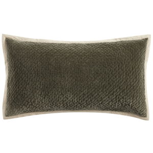 Cross Stitch Velvet Quilted Sham Loden Standard