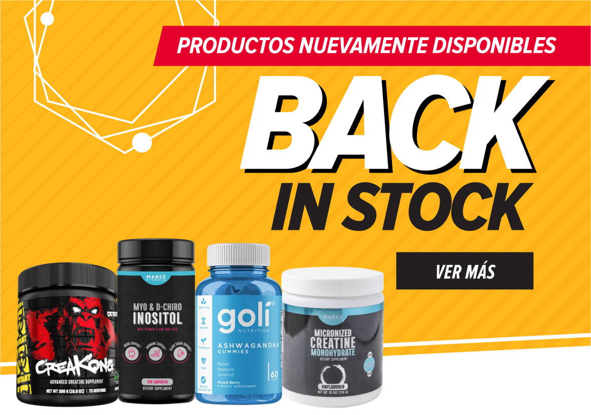 Productos de nuevo en stock