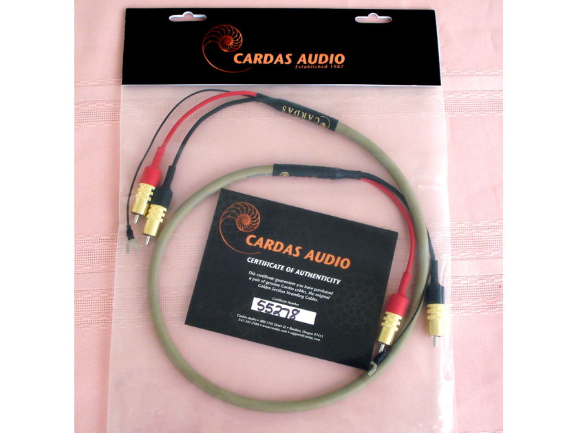 Cardas Audio Neutral Reference Phono Cable RCA to RCA Brand New!
