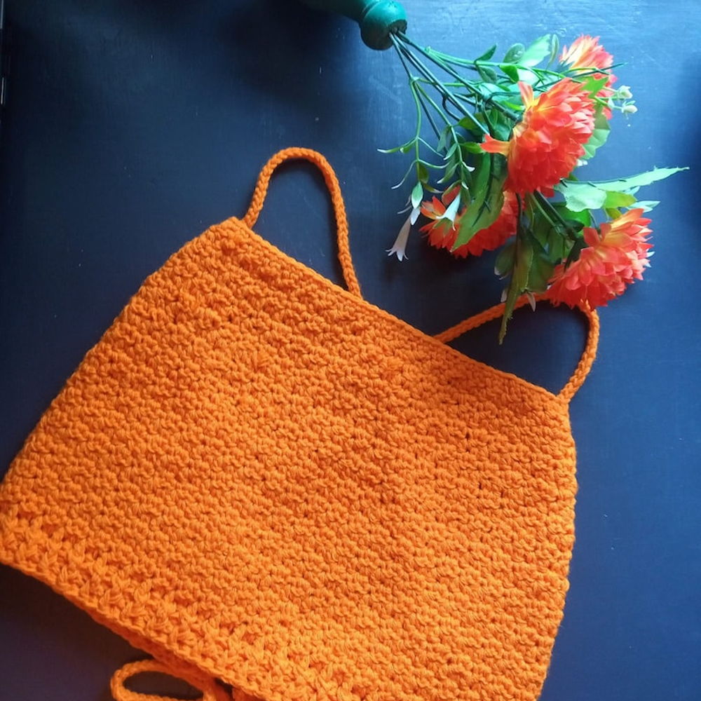 Zetu Crochet Bandeau Top
