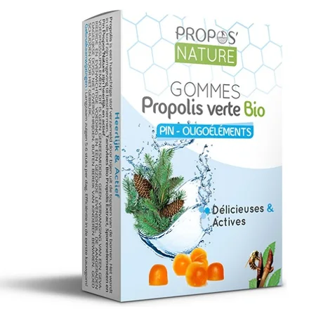 Gommes Propolis Pin & Oligoéléments Bio