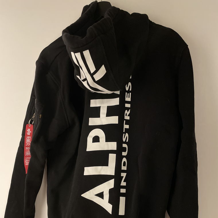 Alpha Industries Pullover schwarz 
