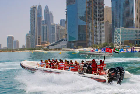 Dubai Speedboat Tour: Marina, Atlantis, Palm & Burj Al Arab