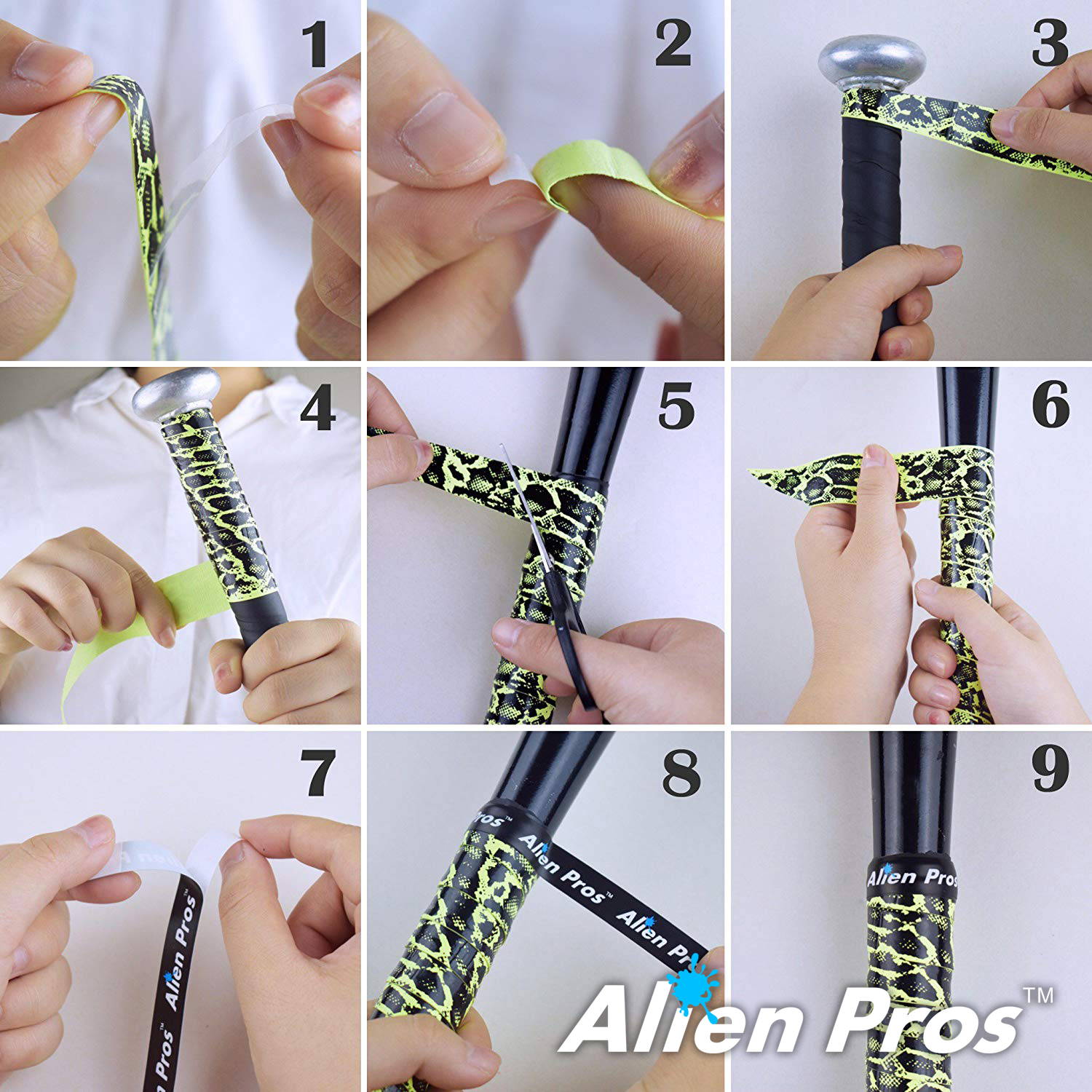 Global] Alien Pros Bat Grip Tape for Baseball SuperX 1.1mm (2 Grips) –  Alien Pros Global Store