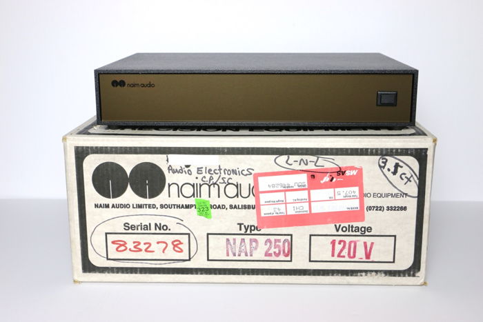 Naim NAP250 amp - just restored by AV Options - full service warranty, pristine! #1