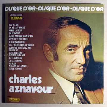 Le Disque D'or De Charles Aznavour