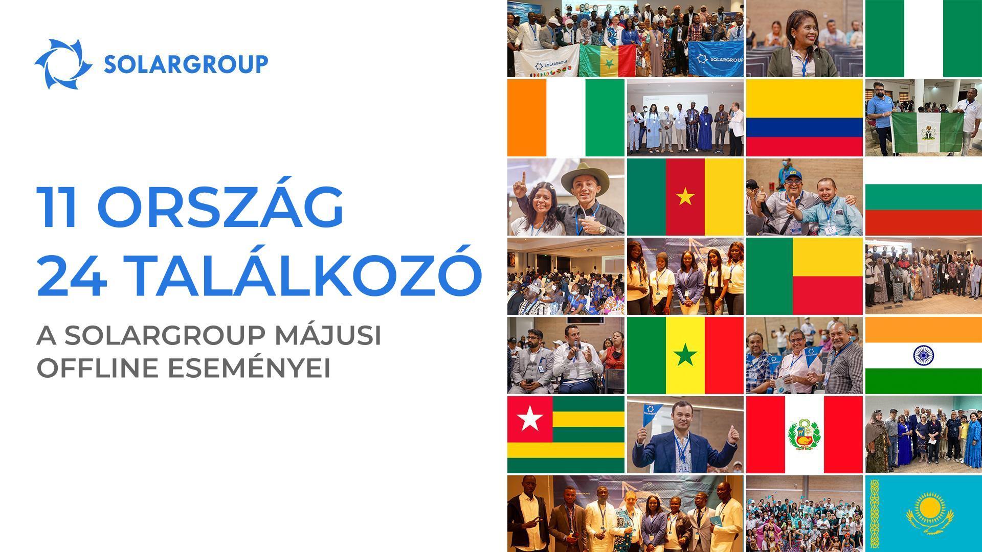 11 ország és 24 találkozó: a SOLARGROUP offline eseményei májusban