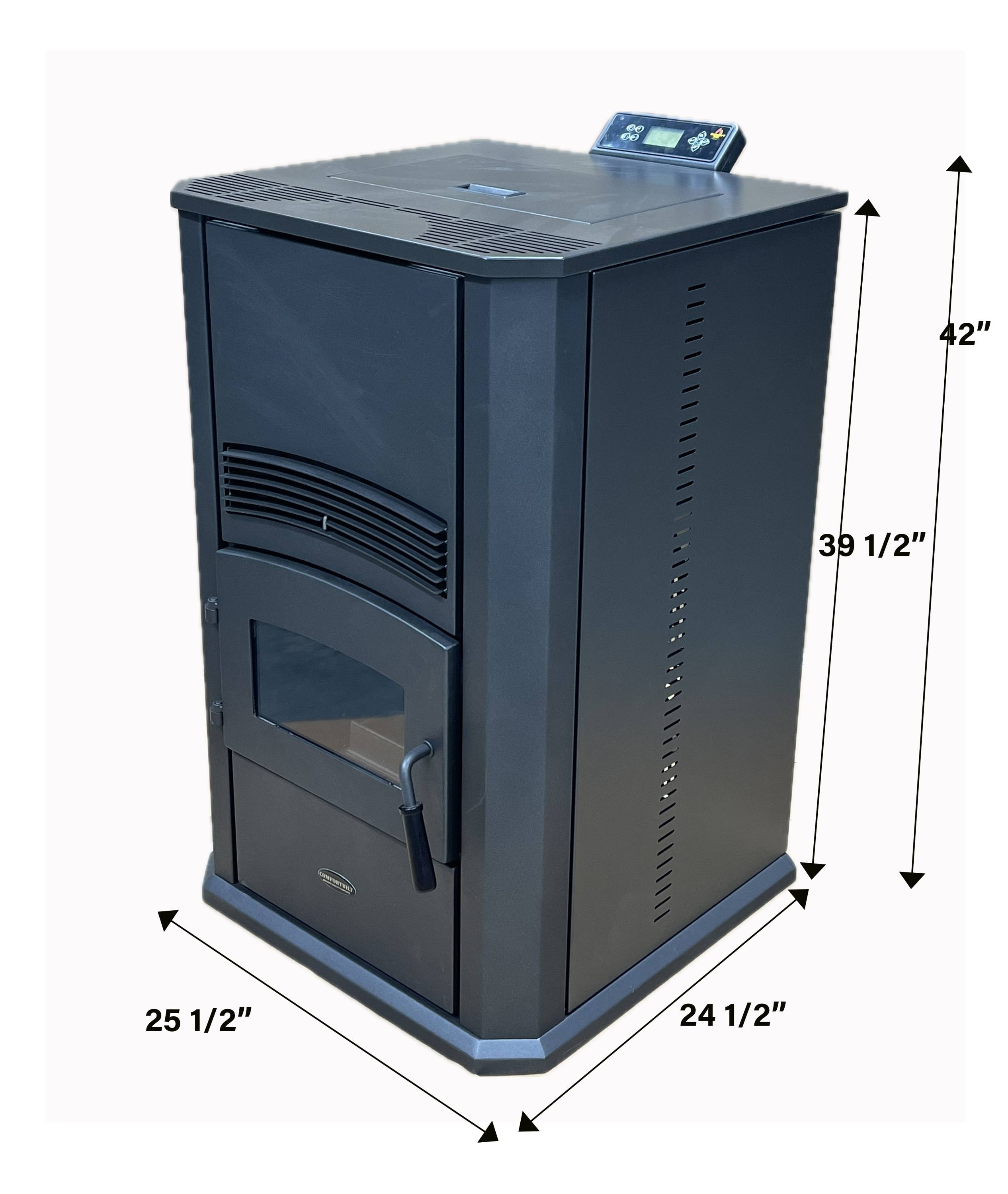 Comfortbilt pellet stove Alpine HP42 Dimentions