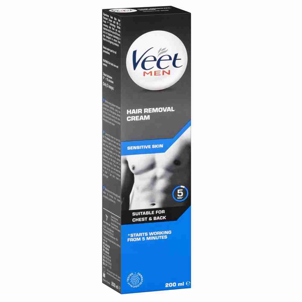 Veet Men Hair Removal Cream Sensitive Skin 200Ml