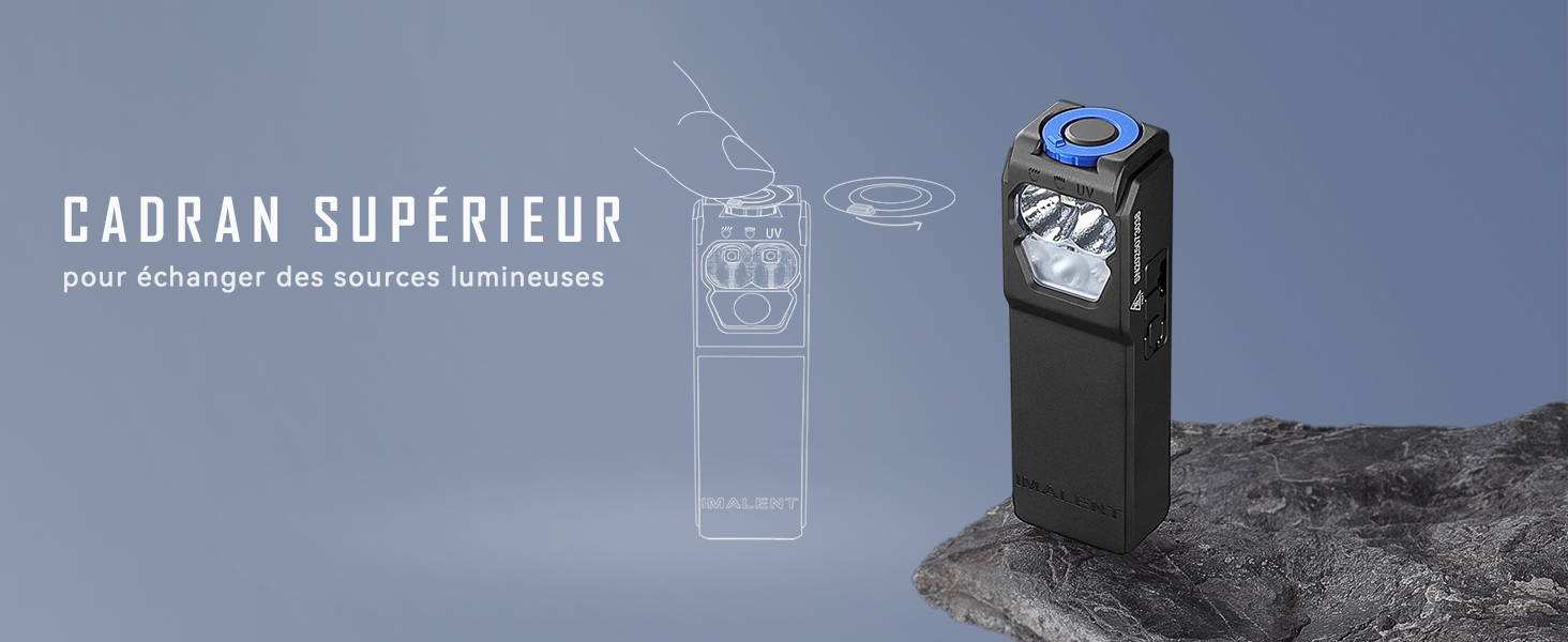 IMALENT LD35 Lampe de poche rechargeable EDC