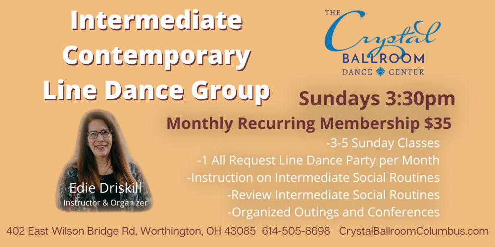 Intermediate Contemporary Line Dance Class promotional image