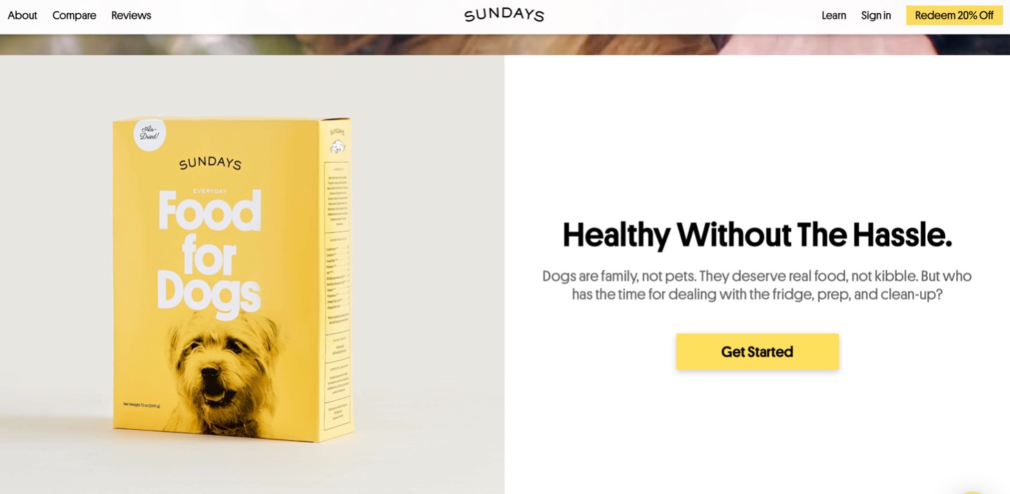 Sundays For Dogs product / service