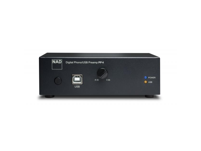 NAD PP 4 / PP4 Digital Phono USB Preamp, with Warranty & Free Shipping